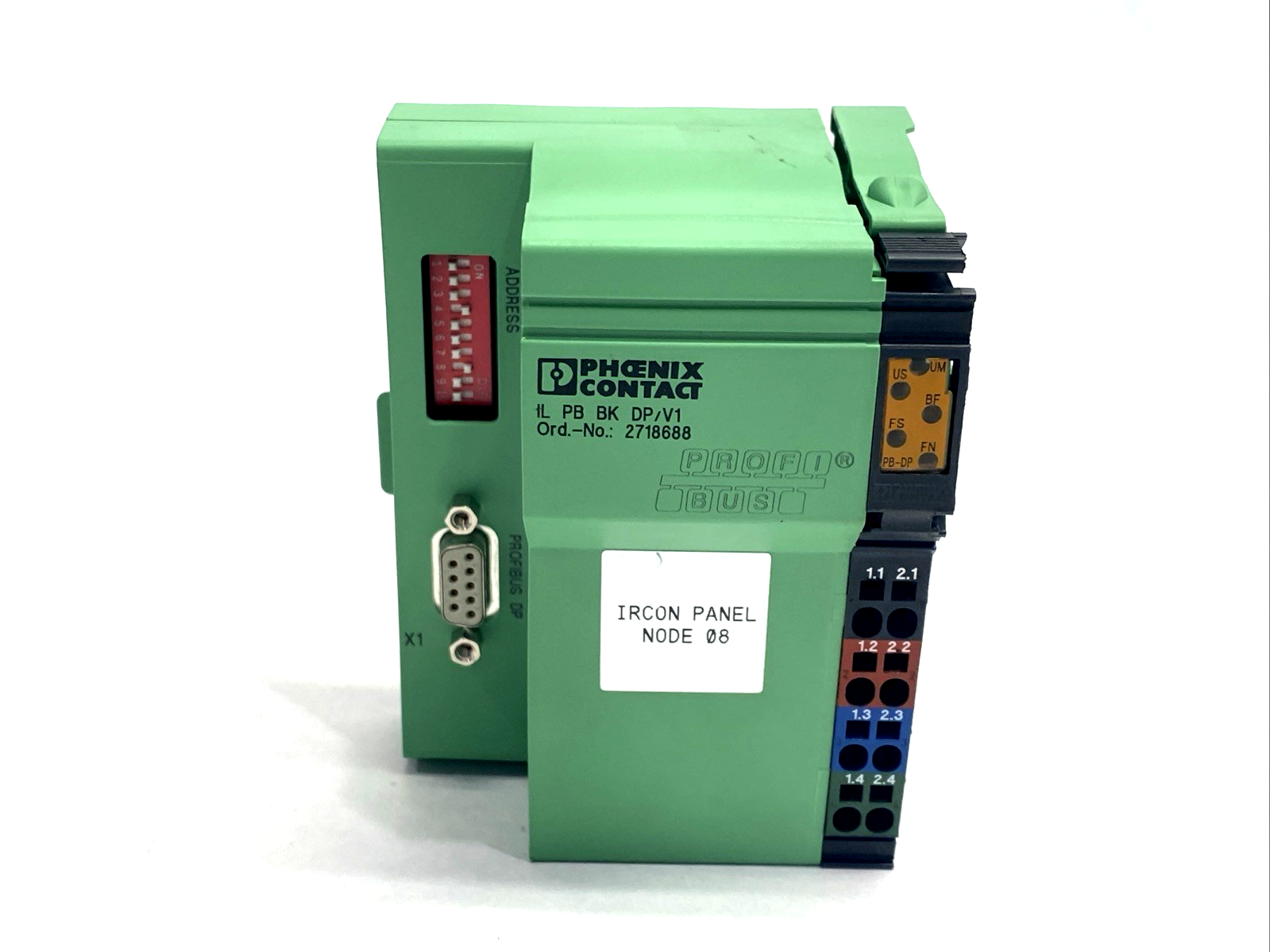 IL PB BK DP/V1 | Phoenix Contact Bus Coupler, Standard-PROFIBUS-DP, 2718688 - Used - Maverick Industrial Sales