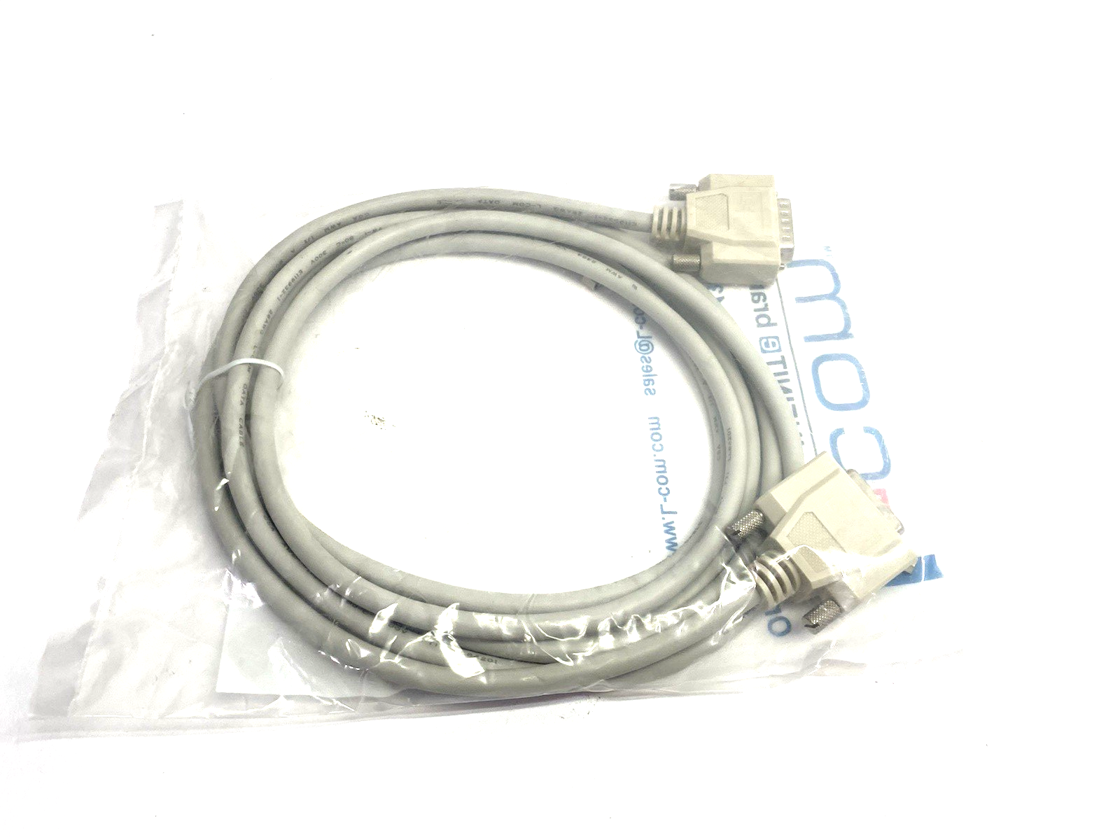 CSMN15MF-10 | L-com Deluxe Molded D-Sub Cable, DB15 Male / Female, 10.0 ft - New - Maverick Industrial Sales