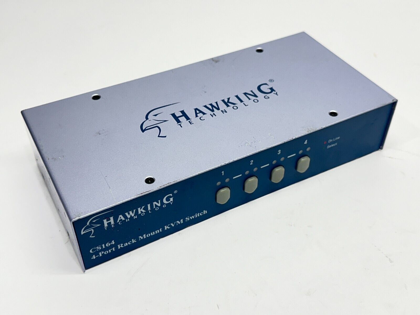 Hawking Technology CS164 4-Port Rack Mount KVM Switch - Maverick Industrial Sales