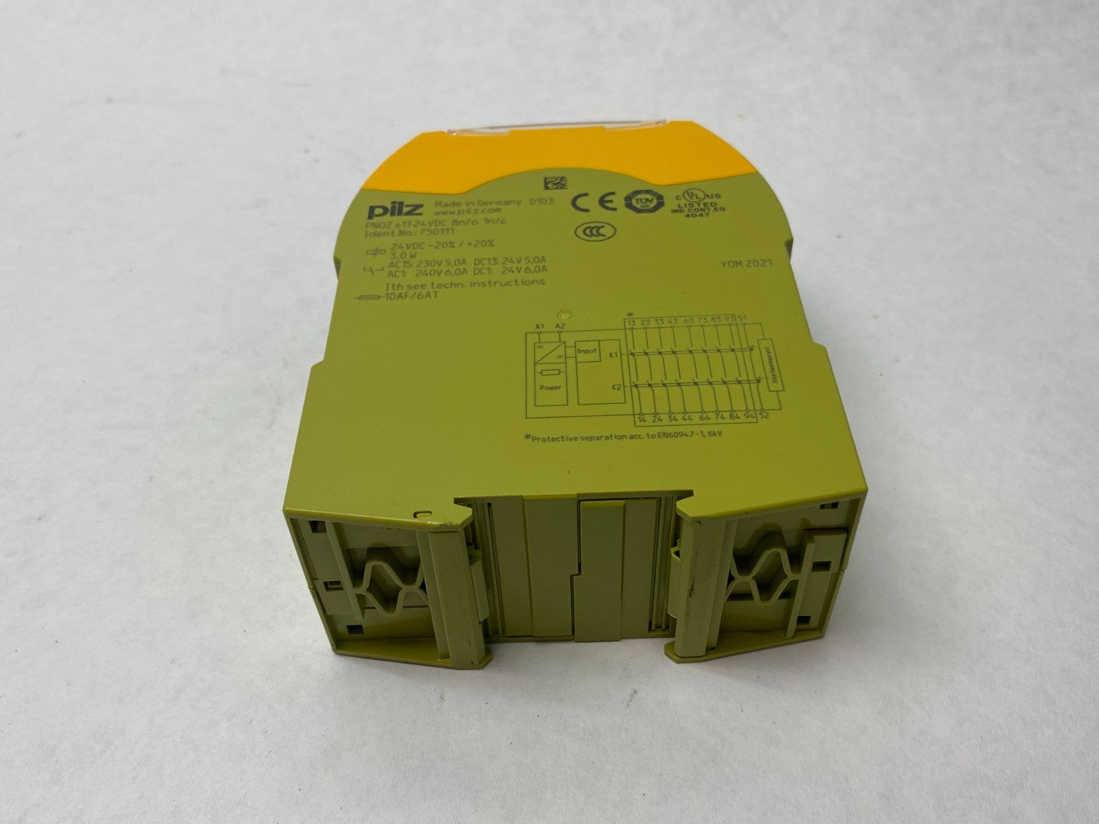 Pilz 750111 Sigma Contact Expansion Safety Relay PNOZ s11 24VDC 8 n/o 1 n/c - Maverick Industrial Sales