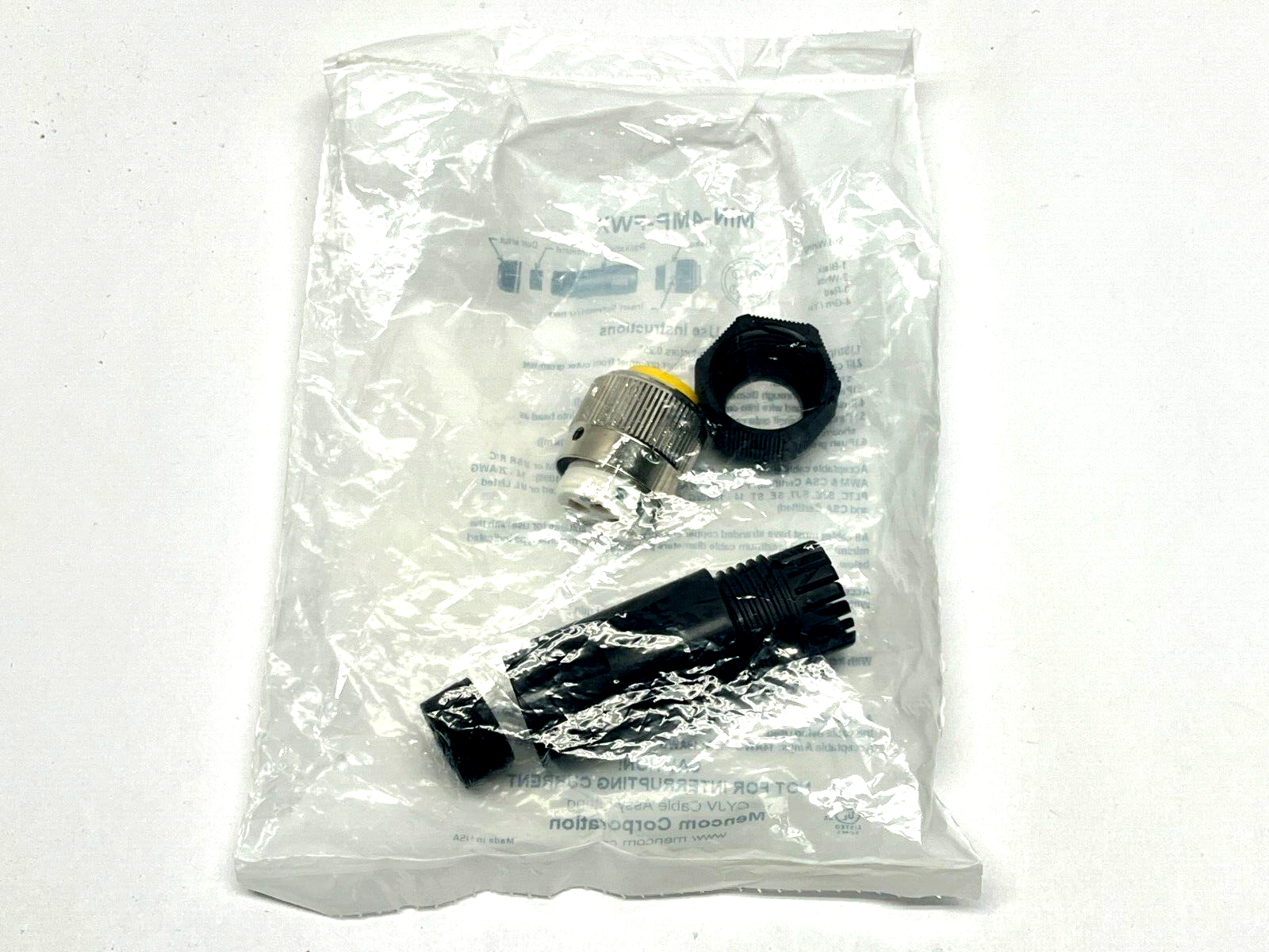 MIN-4MP-FWX | Mencom Field Wireable Sensor Plug - New - Maverick Industrial Sales
