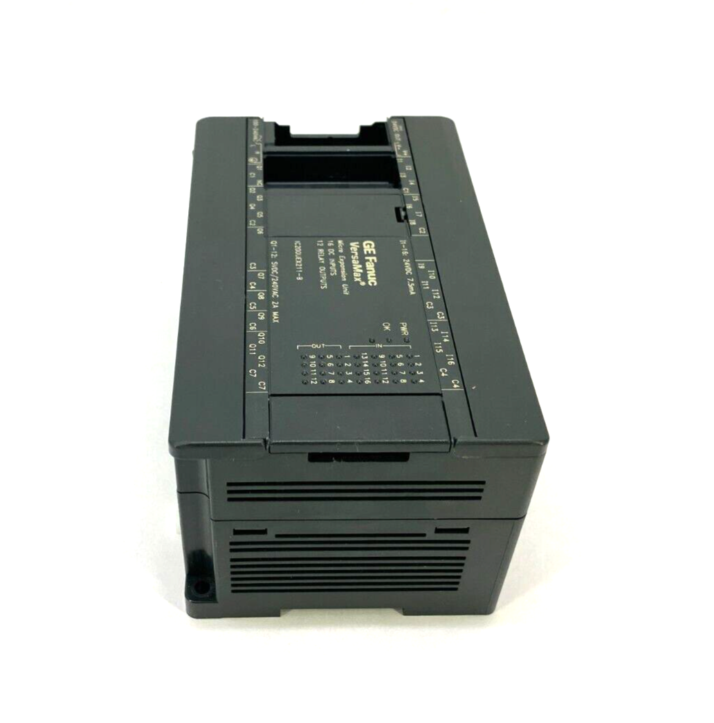 GE Fanuc IC200UEX211-B VersaMax Micro Expansion Unit 16-DC Input 12-Relay Output - Maverick Industrial Sales