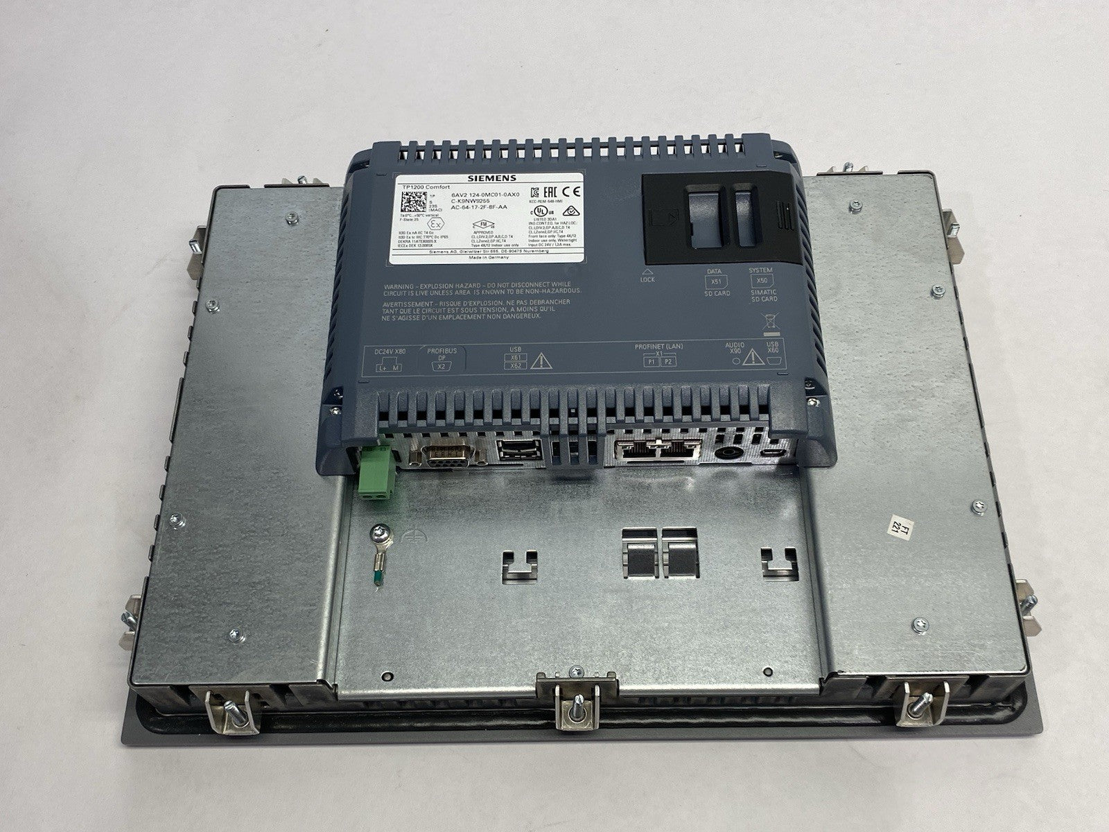 Siemens 6AV2124-0MC01-0AX0 SIMATIC HMI TP1200 Comfort Panel, 12" Touchscreen - Maverick Industrial Sales