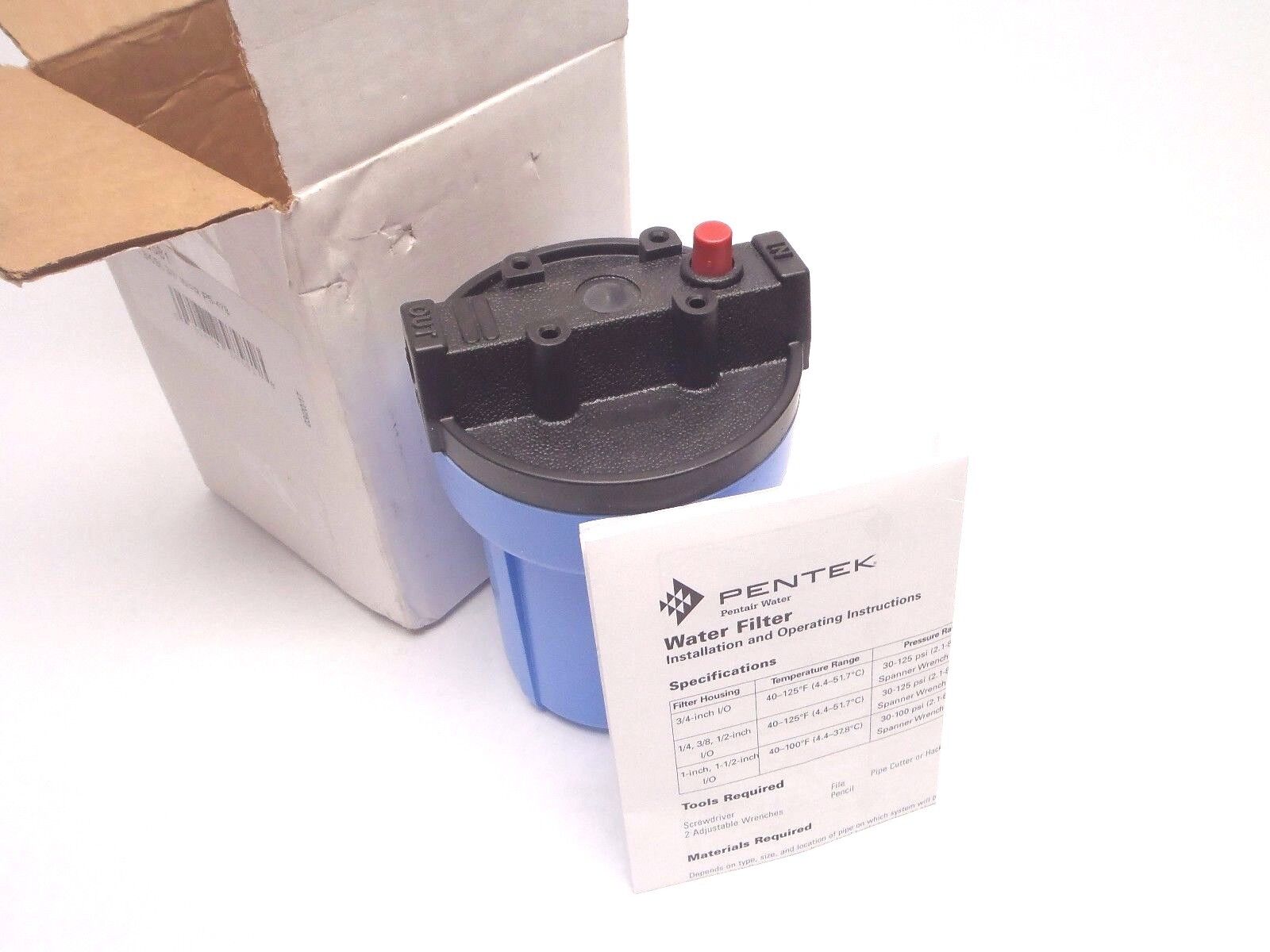 Pentek 158581 Water Filter #5 ST BK/BL 3/8" W/PR P5-478 - Maverick Industrial Sales