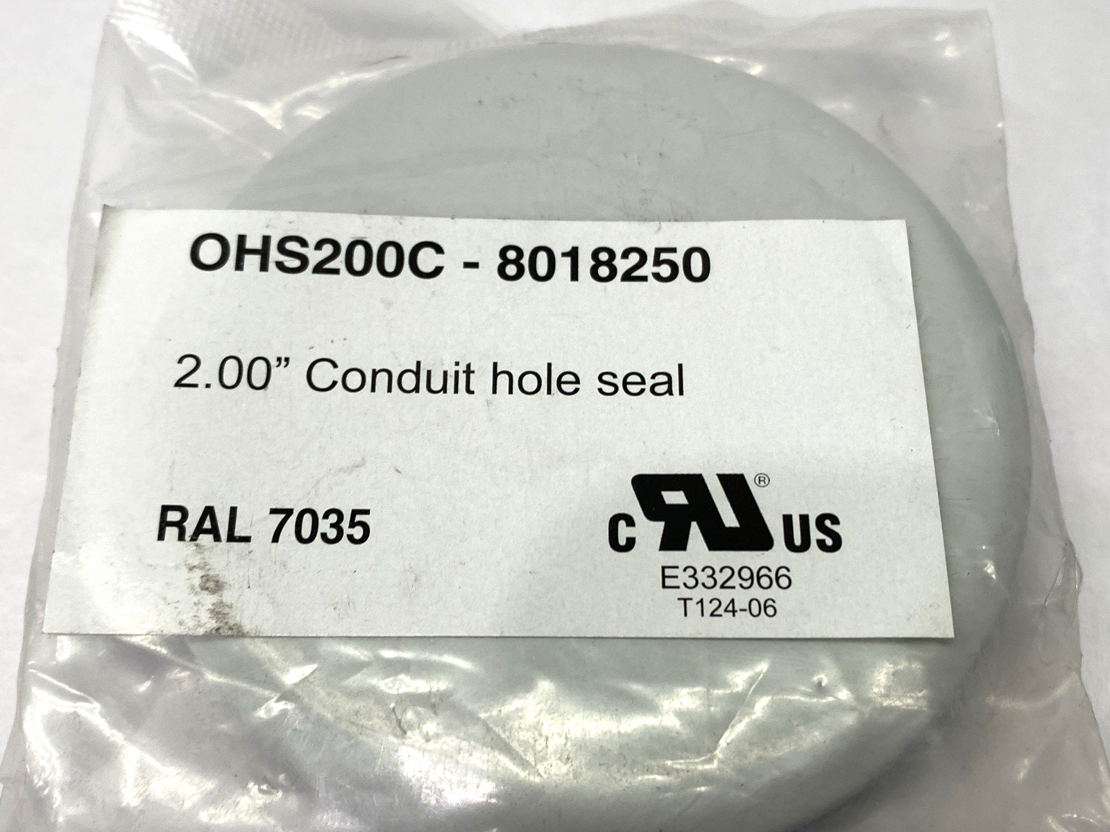 Rittal OHS200C Conduit Oiltight Hole Seal 2" 8018250 - Maverick Industrial Sales