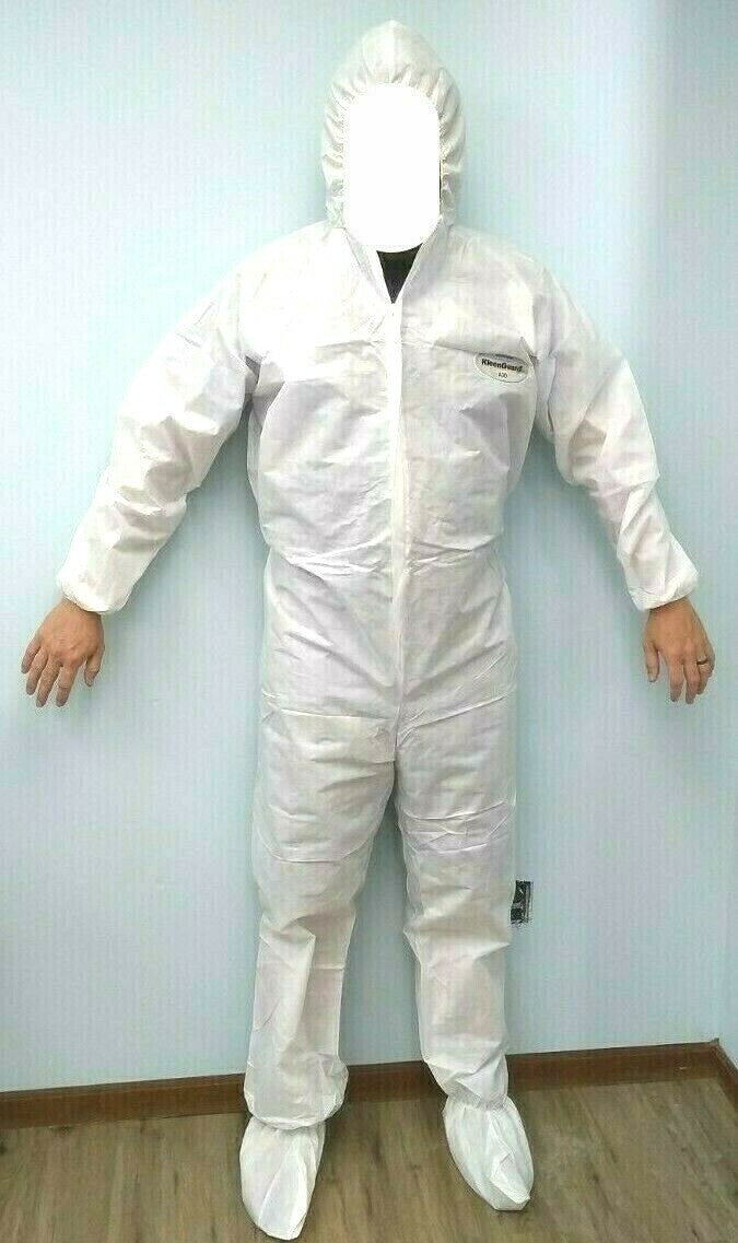 Kimberly Clark 49127 Kleenguard 4XL Hooded Booted Coverall 20 - Box PALLET OF 15 - Maverick Industrial Sales