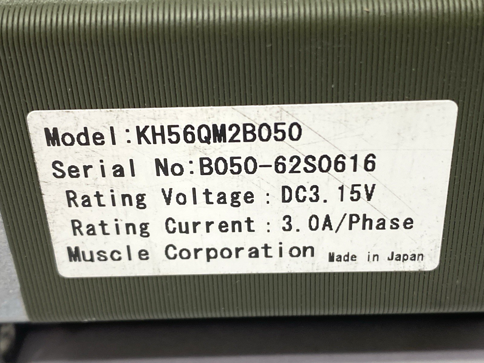 Japan Servo KH56QM2B050 Hybrid Stepping Motor 15V - Maverick Industrial Sales