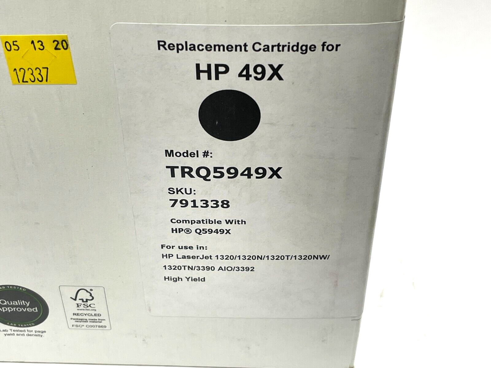 TruRed TRQ5949X Replacement Toner Cartridge for 49X - Maverick Industrial Sales