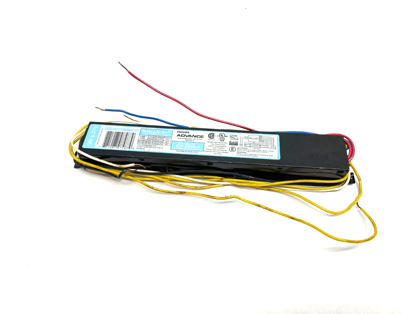 Philips Advance ICN-2S40-N Centium Rapid Start Electronic Ballast - Maverick Industrial Sales