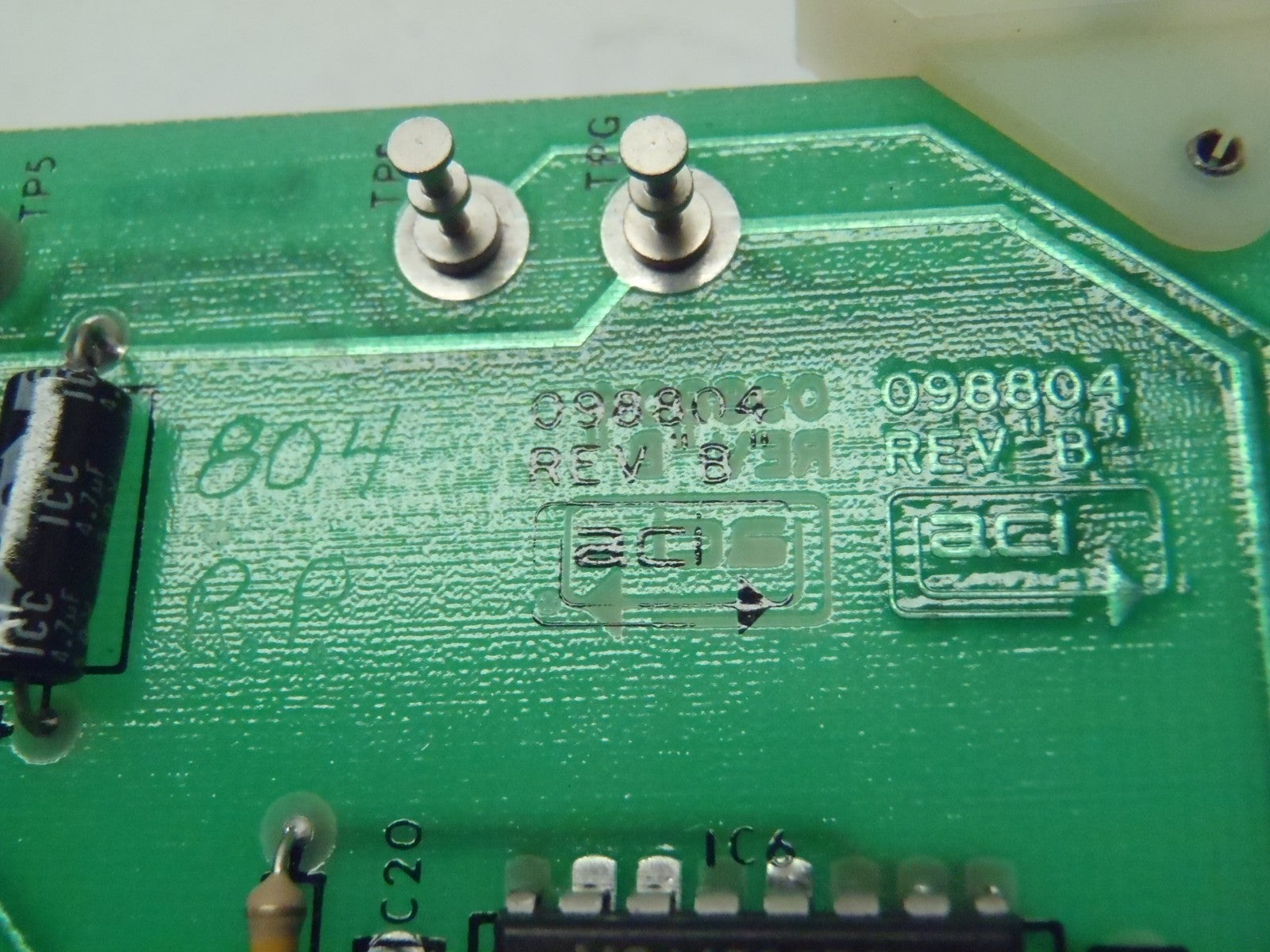 098804 | ACI Control Card 804 Rev. B PCB - Used - Maverick Industrial Sales