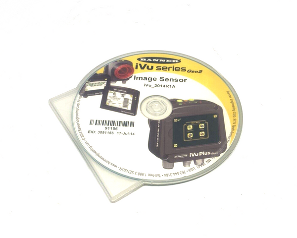 Banner iVu Plus Series Gen2 Software Disc iVu_2014R1A 91156 - Maverick Industrial Sales