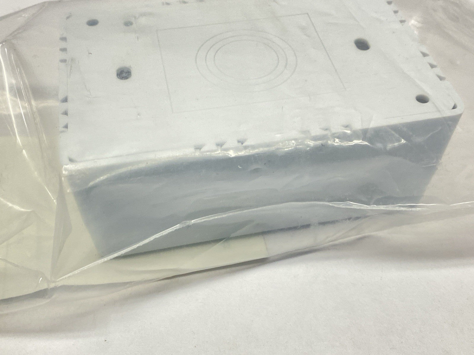 HellermannTyton TSRW-JB2 Single Gang Junction Box 2" Deep PVC White LOT OF 2 - Maverick Industrial Sales