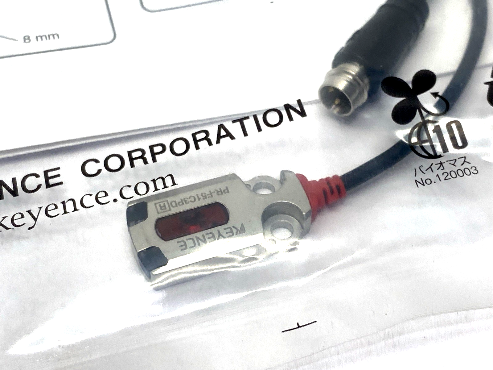 PR-F51C3PD | Keyence Miniature Photoelectric Sensor Transmitter & Receiver - New - Maverick Industrial Sales