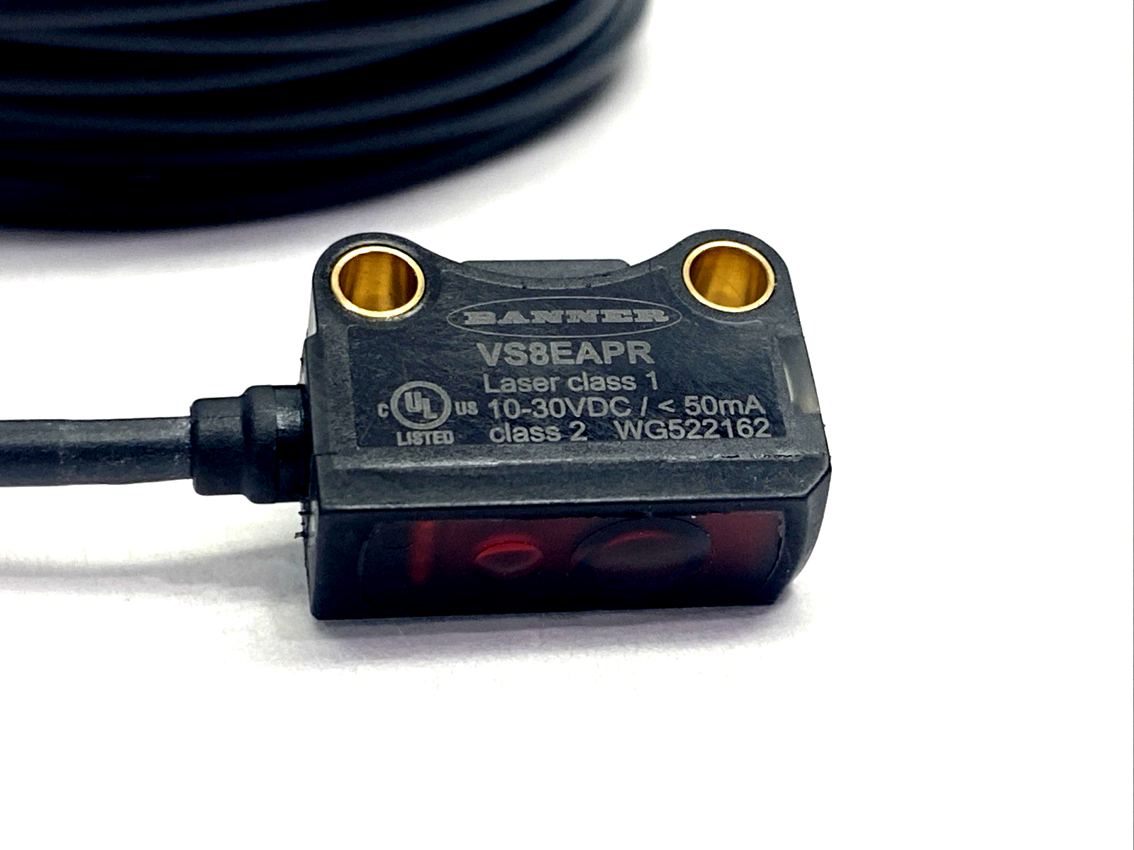 Banner VS8EAPR Precise Miniature Photoelectric Sensor Receiver 2m Cable 803484 - Maverick Industrial Sales