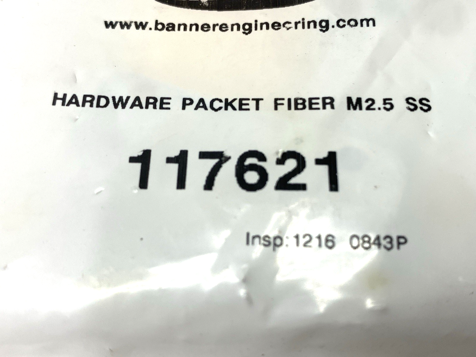 Banner 117621 Hardware Packet Fiber M2.5 SS - Maverick Industrial Sales