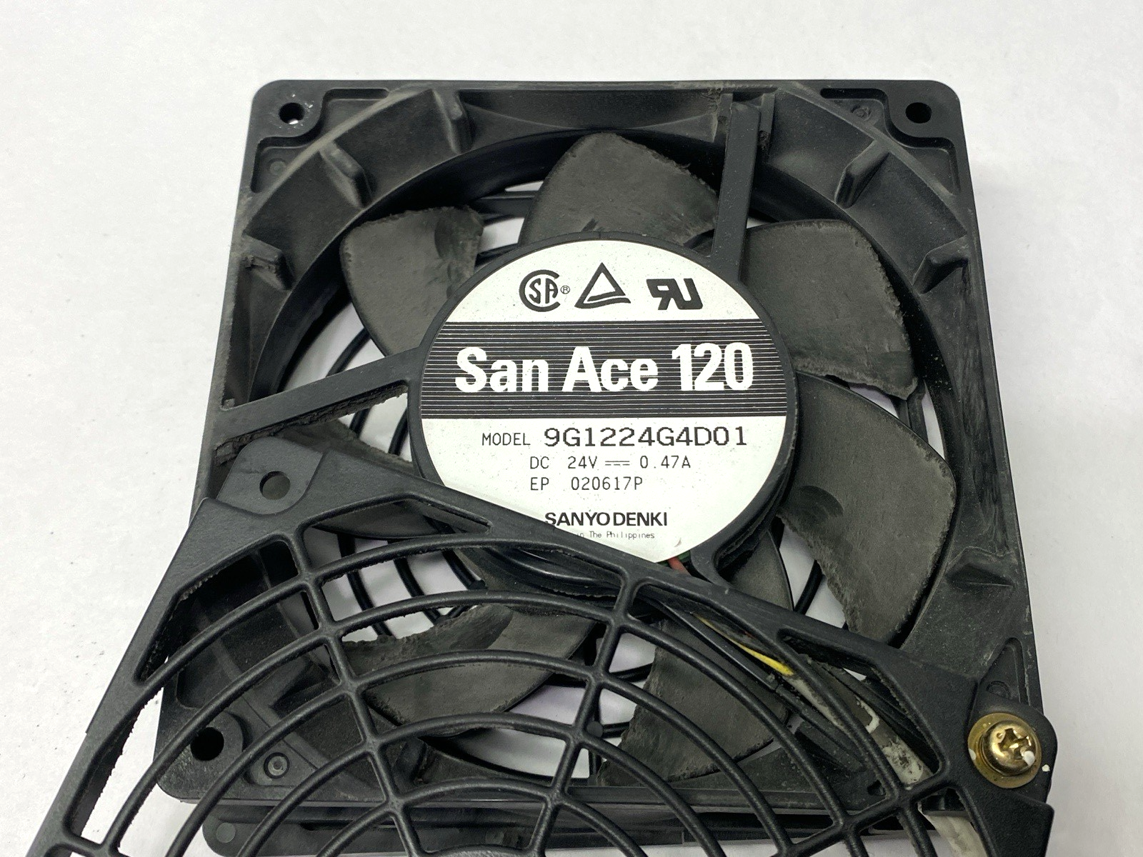 Sanyo Denki 9G1224G4D01 Axial Fan 24VDC LOT OF 3 - Maverick Industrial Sales