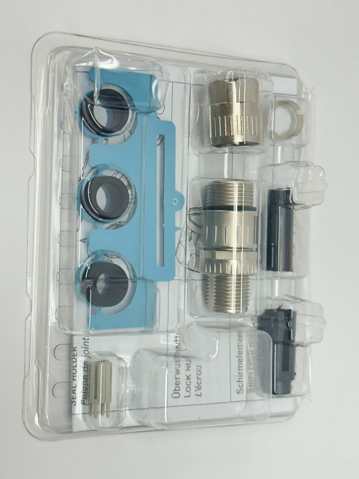 Harting 21038811405 Crimp Slim Design Connector M12 4-Pole D-Coded Male - Maverick Industrial Sales