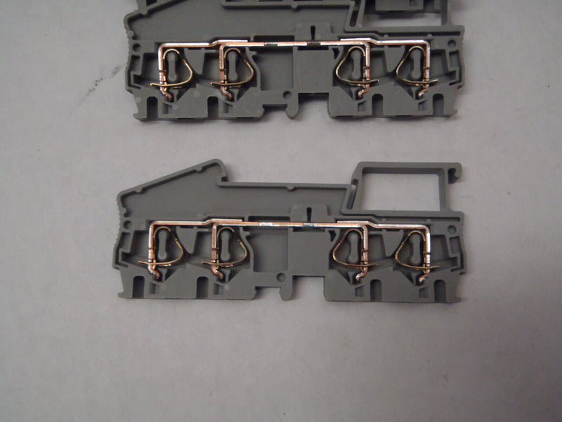 LOT OF 4 PHOENIX CONTACT TYP 4-QUATTRO FEED THRU TERMINAL BLOCK - Maverick Industrial Sales