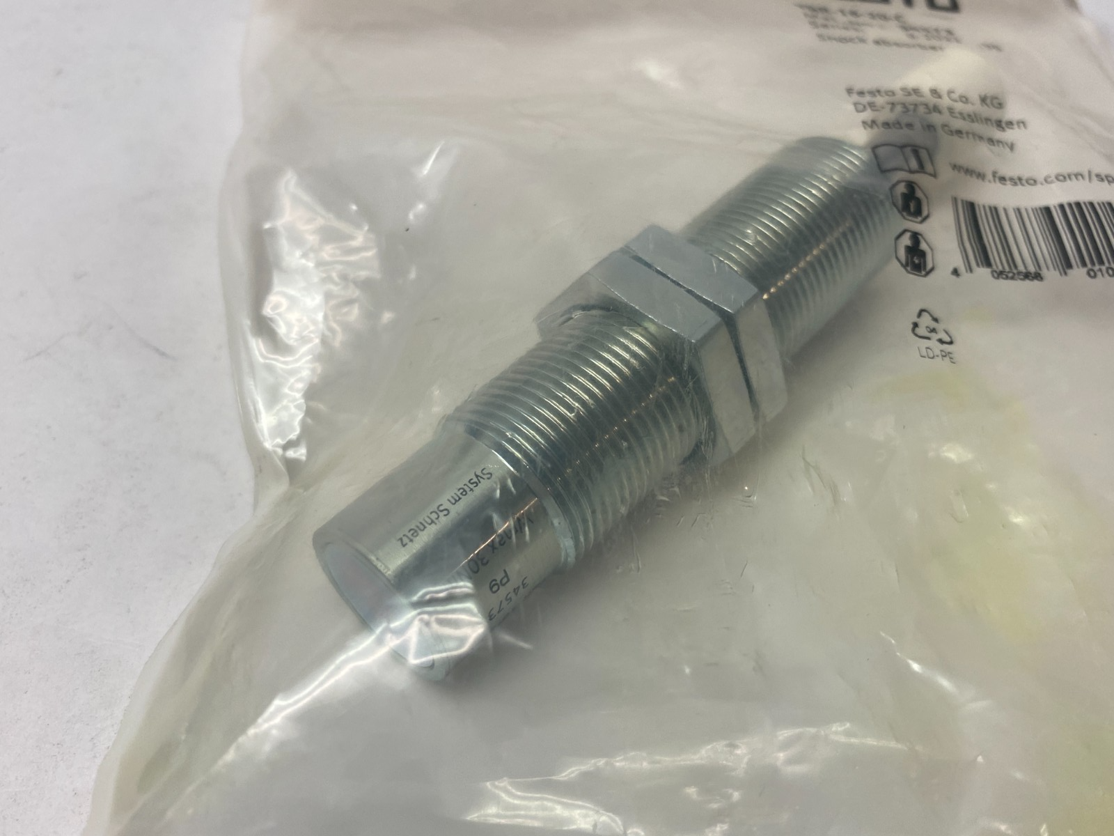 Festo YSR-16-20-C Self-Adjusting Shock Absorber Size 16 20mm Stroke 34573 - Maverick Industrial Sales