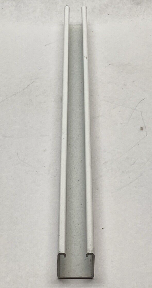 Strut Channel Solid White Powder-Coated Steel 2ft Length - Maverick Industrial Sales
