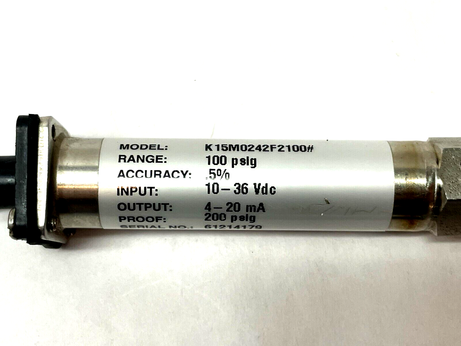 Ashcroft K15M0242F2100 Industrial Pressure Transducer - Maverick Industrial Sales