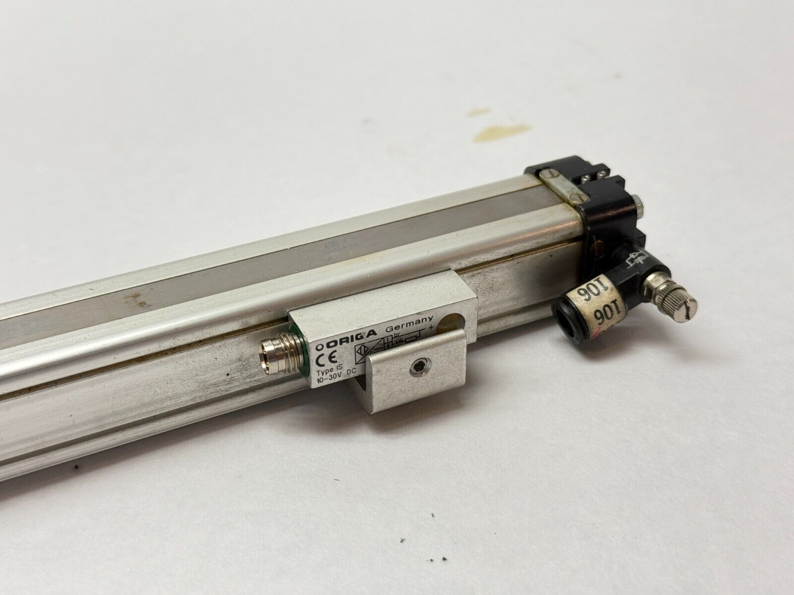 Trol-Mation 46587201 Pneumatic Linear Actuator Assembly w/ Origa Type IS Sensor - Maverick Industrial Sales