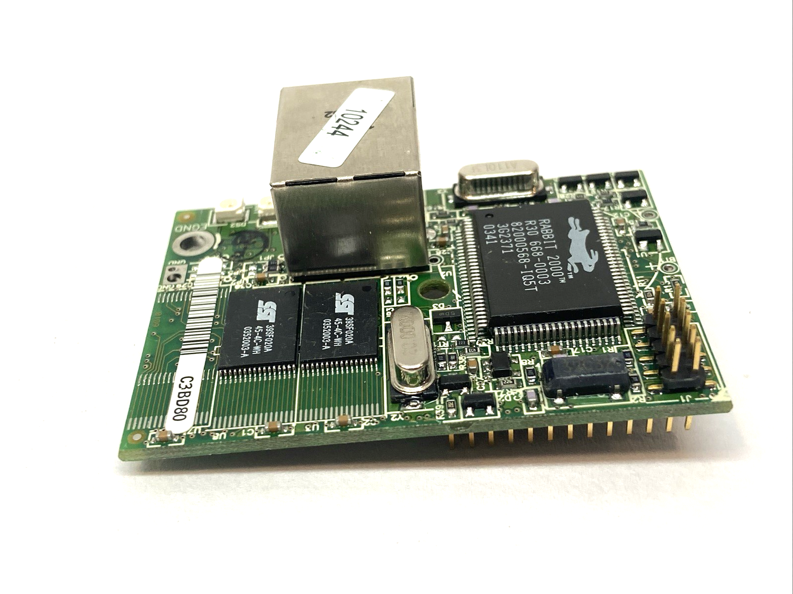Digi International 20-101-0454 Rabbit PCB Microprocessor Module RCM2200 Green - Maverick Industrial Sales