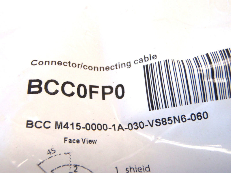 Balluff BCC0FP0 Connecting Cable BCC-M415-0000-1A-030-VS85N6-060 4A/125V - Maverick Industrial Sales