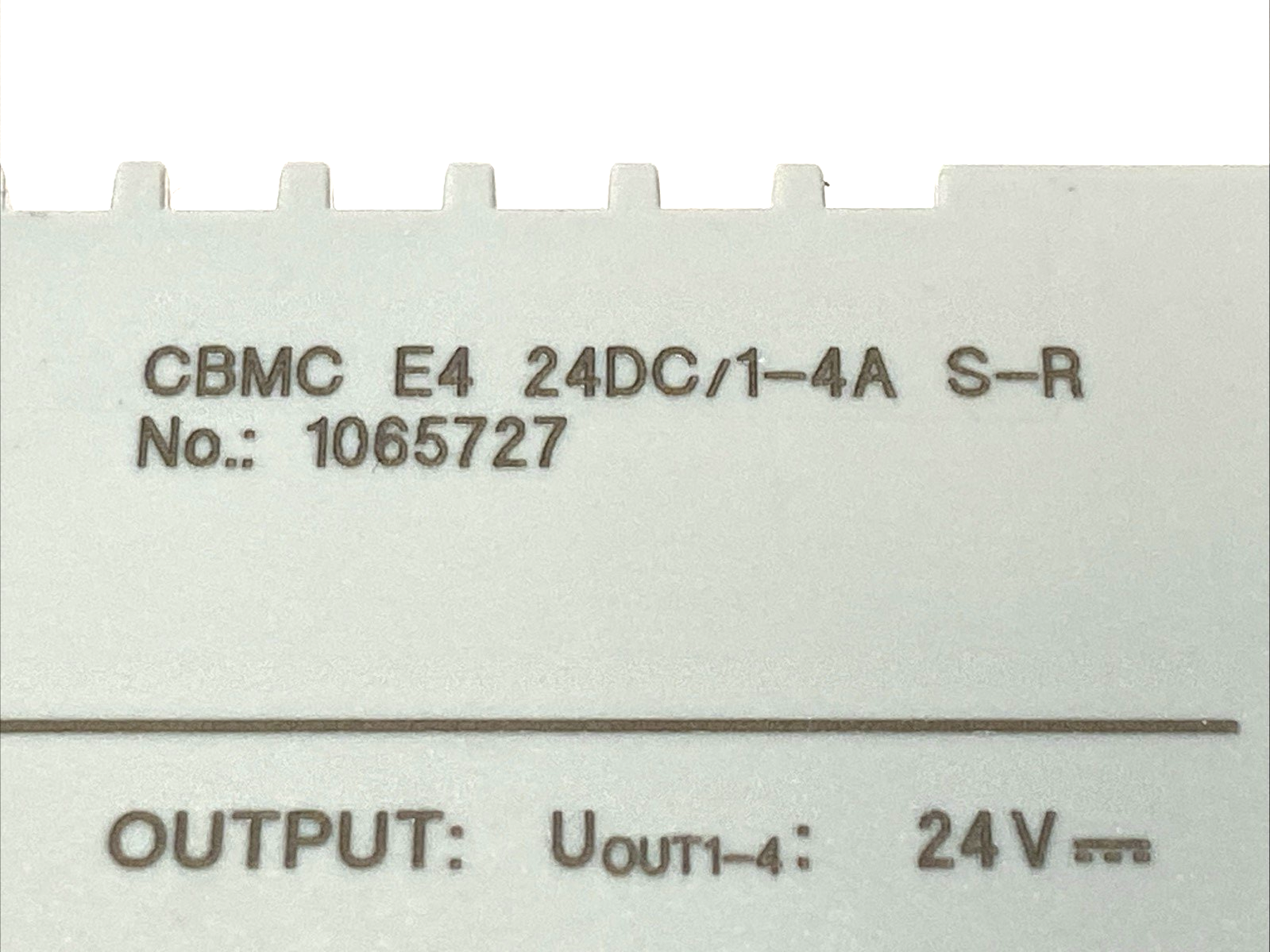 Phoenix Contact CBMC E4 24DC/1-4A S-R Electronic Circuit Breaker 24VDC 1065727 - Maverick Industrial Sales