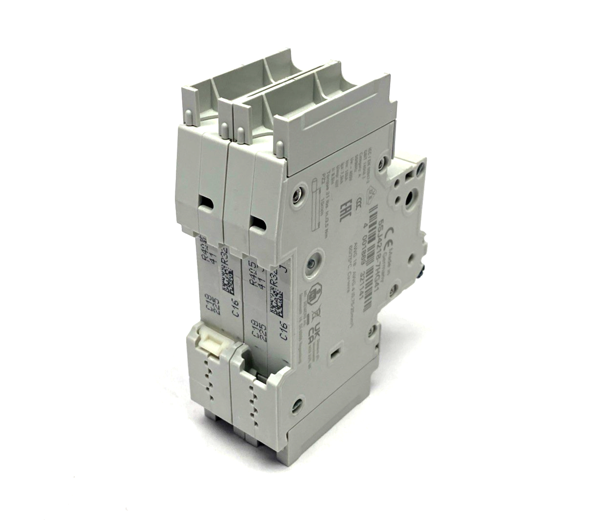 Siemens 5SJ4218-7HG41 Miniature Circuit Breaker 240V 14kA, 2P, C-Trip, 15A - Maverick Industrial Sales