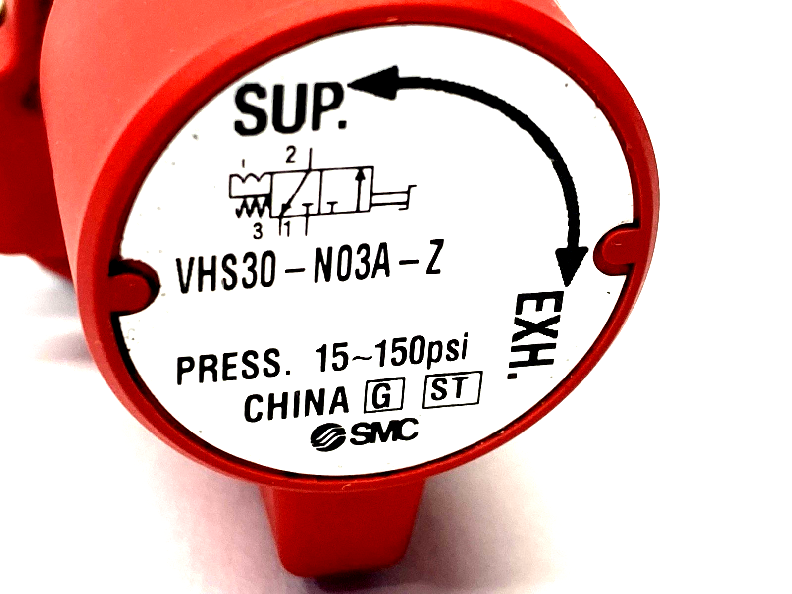 VHS30-N03A-Z | SMC 3-port Manual Pneumatic Relief Valve 3/8" NPT - Used - Maverick Industrial Sales