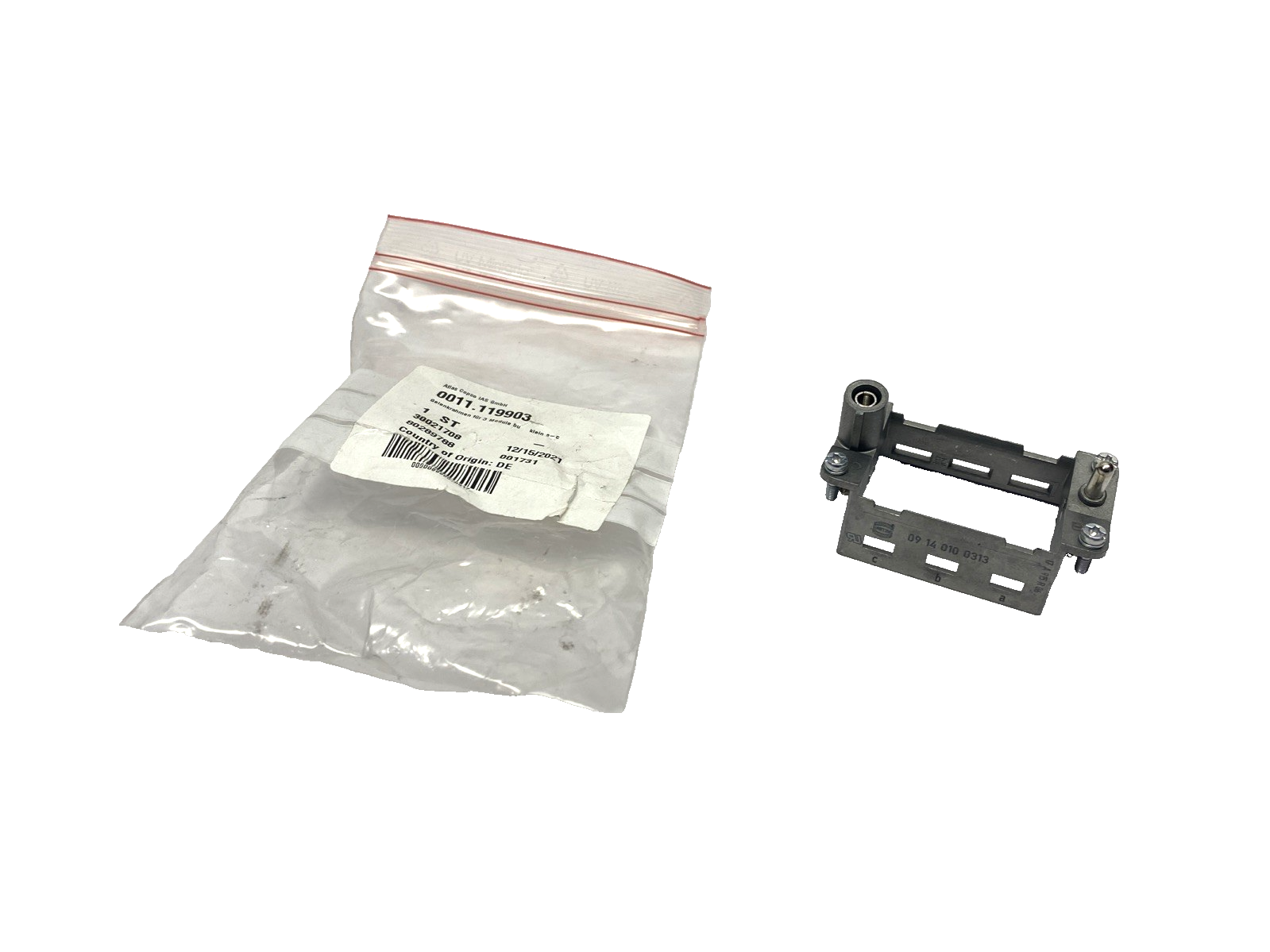 Atlas Copco 0011.119903 Harting 09140100313 Han Frame 10 Housing 3 Module a-c - Maverick Industrial Sales