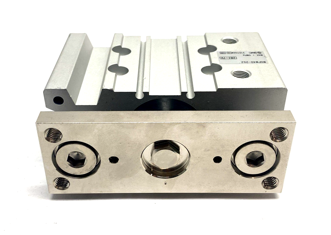SMC MGPM40-25Z Compact Guide Cylinder 40mm Bore 25mm Stroke - Maverick Industrial Sales