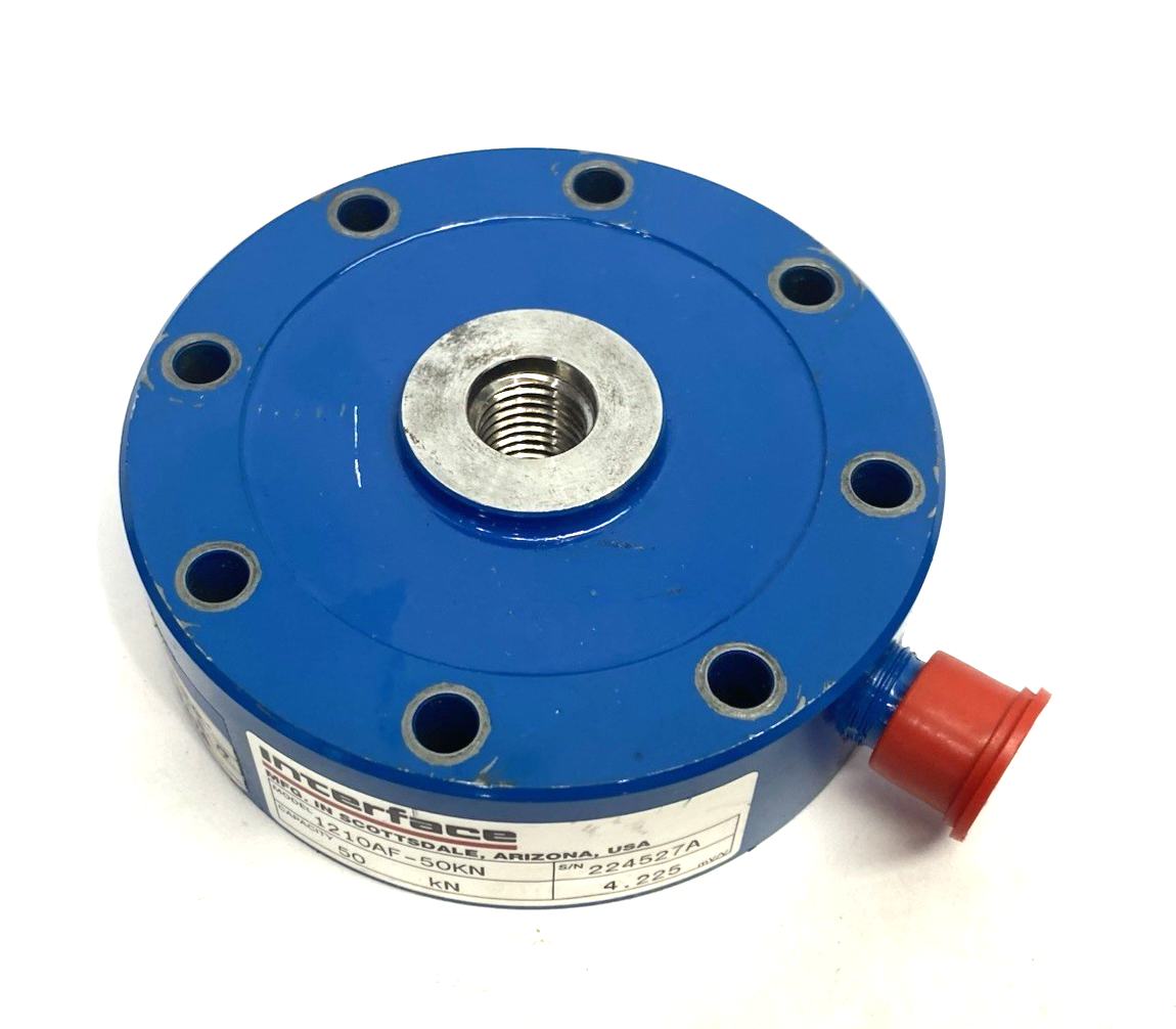Interface 1210AF-50KN Precision Low-Profile Load Cell, Standard, Universal, 50kN - Maverick Industrial Sales