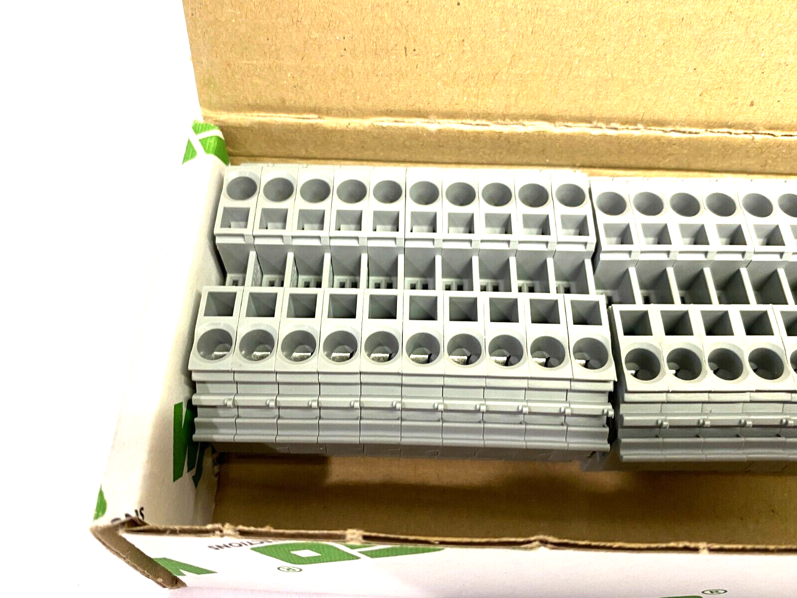 Wago 281-601 Feed-Through Terminal Block 2-Conductor GRAY BOX OF 50 - Maverick Industrial Sales