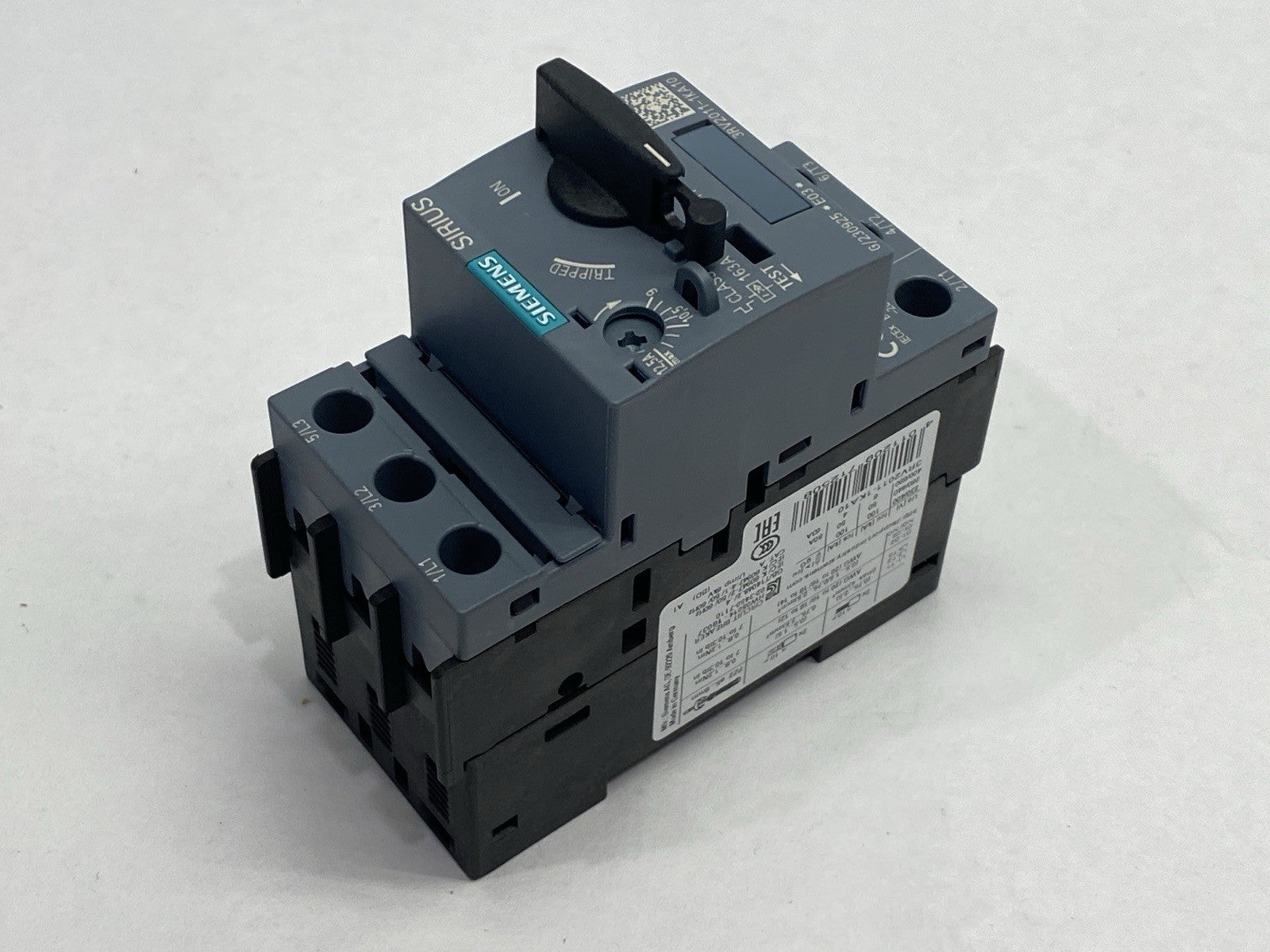Siemens 3RV2011-1KA10 Motor Protector Circuit Breaker 9-12.5A - Maverick Industrial Sales