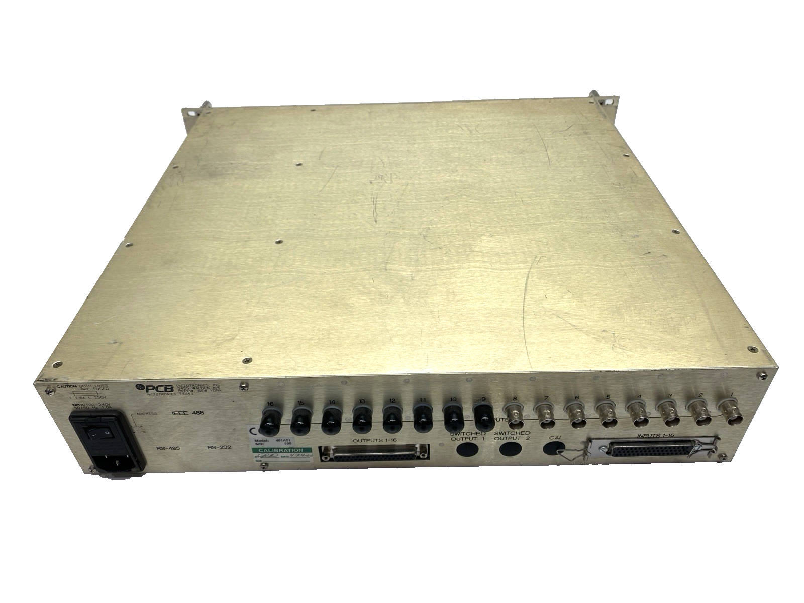 PCB Piezotronics 481 Sensor Signal Conditioner 240V 50/60Hz - Maverick Industrial Sales