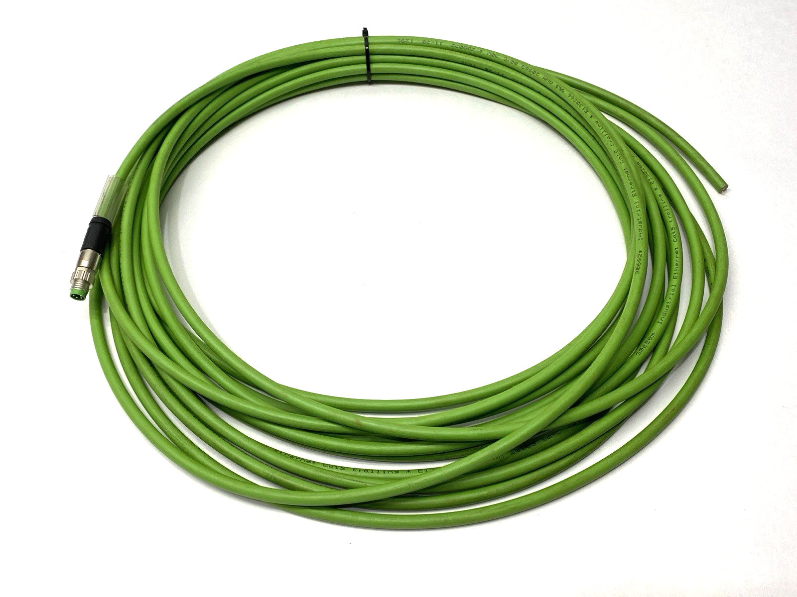 Beckhoff ZK1090-3131-0100 Single Ended EtherCAT Cordset M8 Male CUT TO 8m - Maverick Industrial Sales