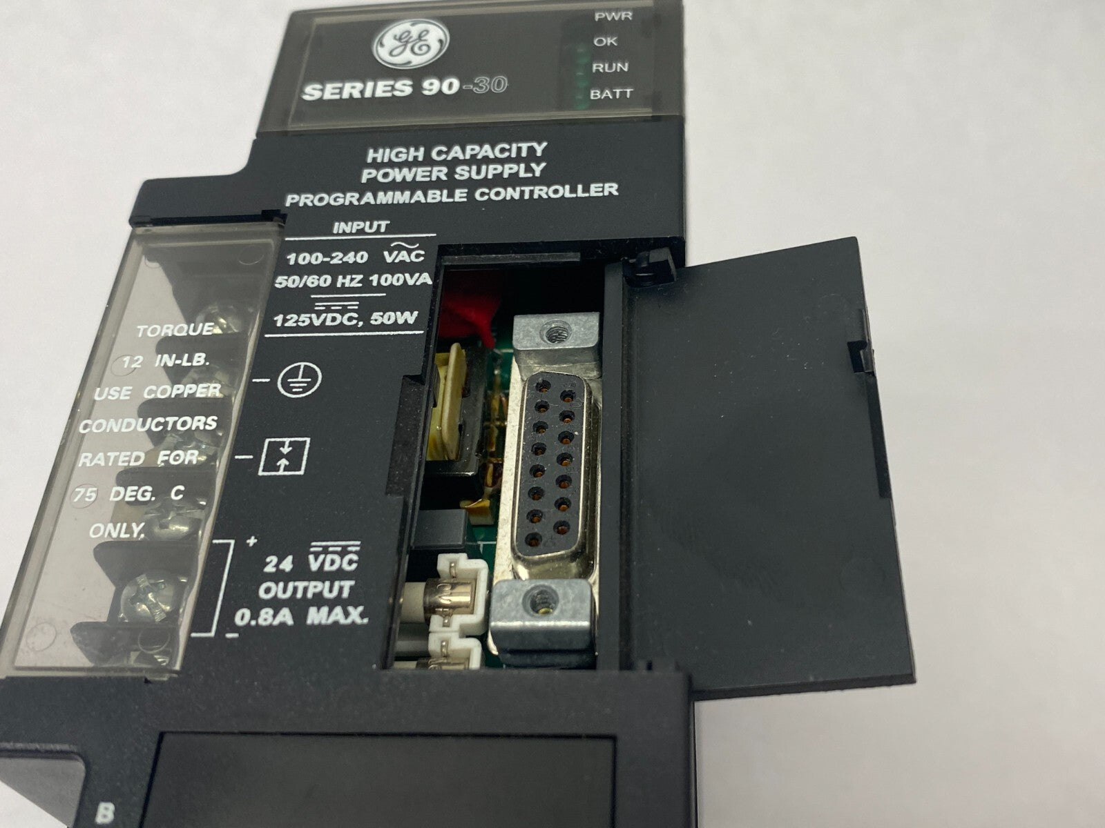GE Fanuc IC693PWR330J High Capacity Power Supply PC w/ Battery - Maverick Industrial Sales