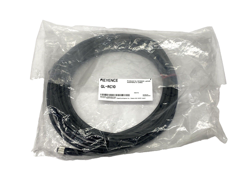 Keyence GL-RC10 M12 Female Connector 5-Pin Single Ended Extension Cable 10m - Maverick Industrial Sales