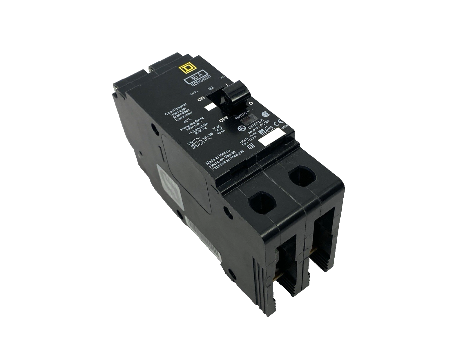 Square D EDB24030 Circuit Breaker 1-Phase 277/480V 30A - Maverick Industrial Sales