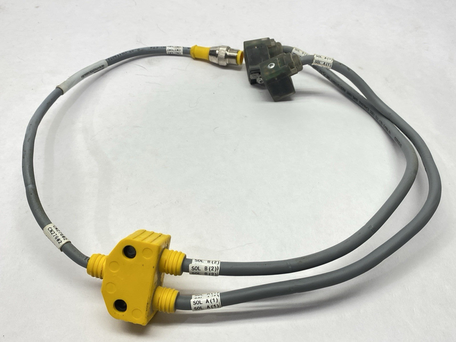 Turck VB2-RS 4.5T-0.3/2TC9S 2-L653-0.3/0.3 Junction Splitter Cable UX00218 - Maverick Industrial Sales