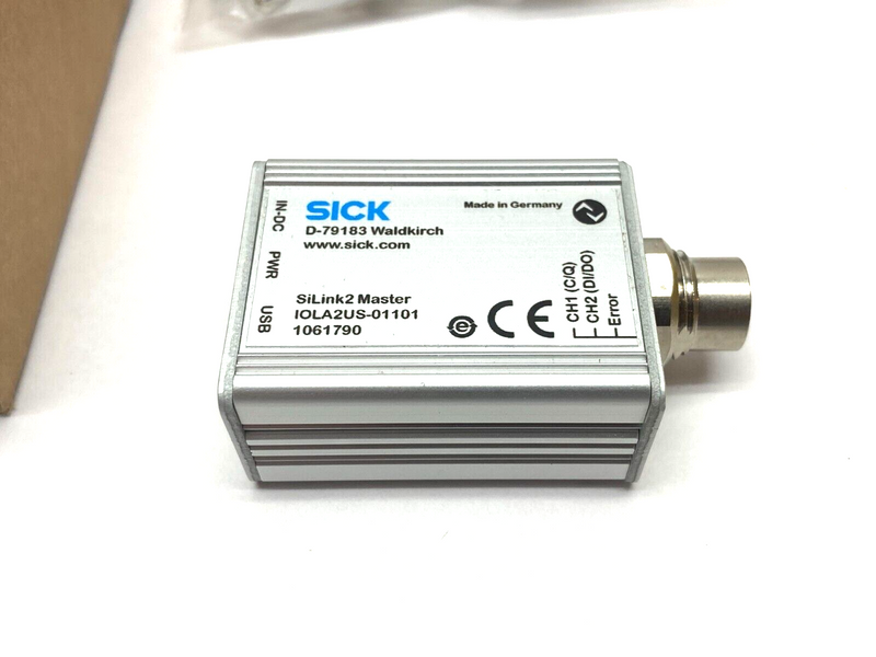 Sick IOLA2US-01101 SiLink2 Master Gateway Connection Module 24V 1A 1061790 - Maverick Industrial Sales