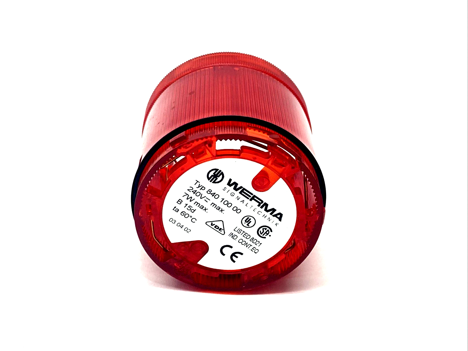Werma 84010000 Stack Light/Tower light, Red, 240 VAC/DC 7W - Maverick Industrial Sales