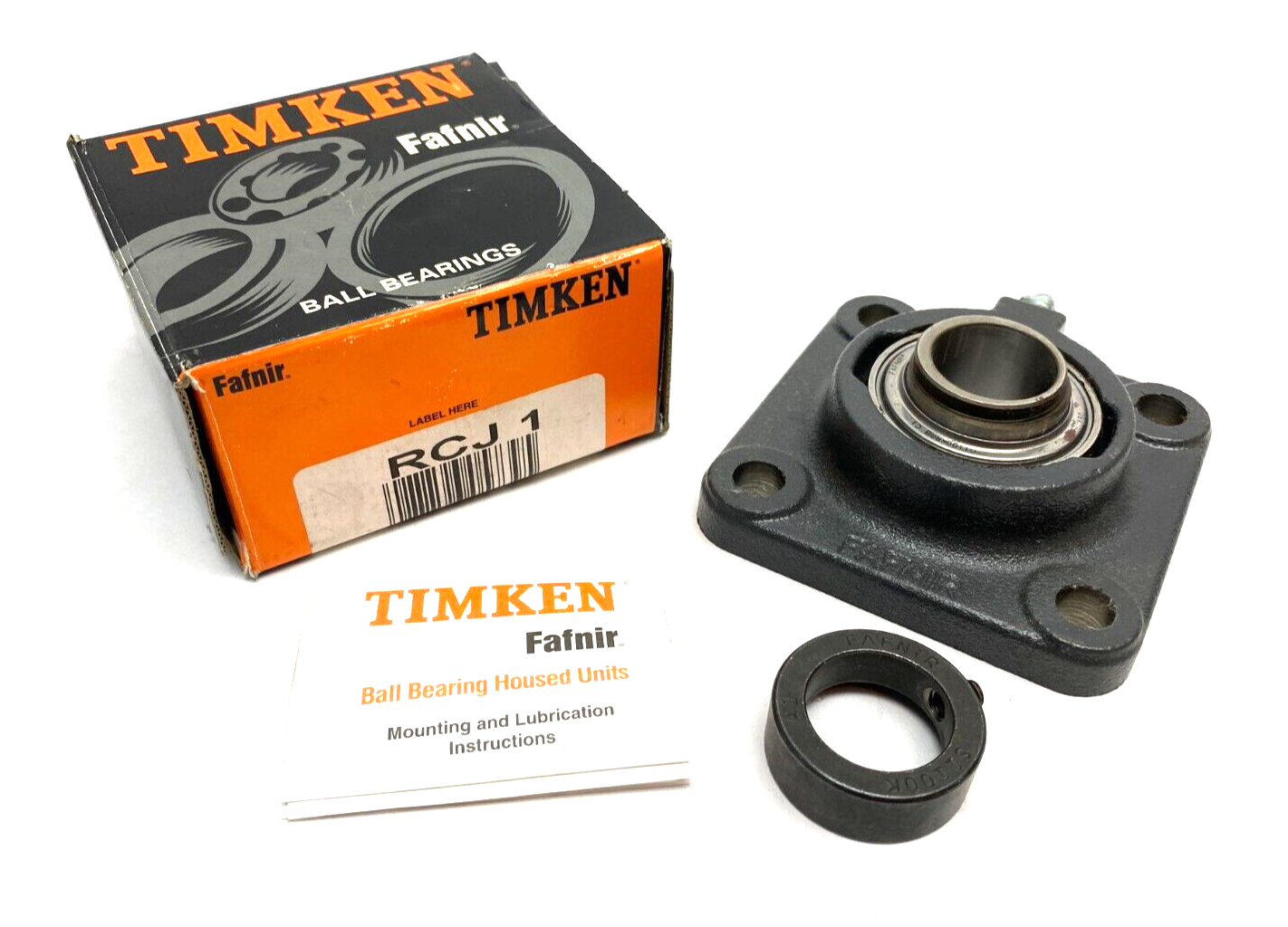 RCJ 1 | Timken Fafnir Industrial Duty Flanged Self-Locking Collar Flat Mount - New Other - Maverick Industrial Sales