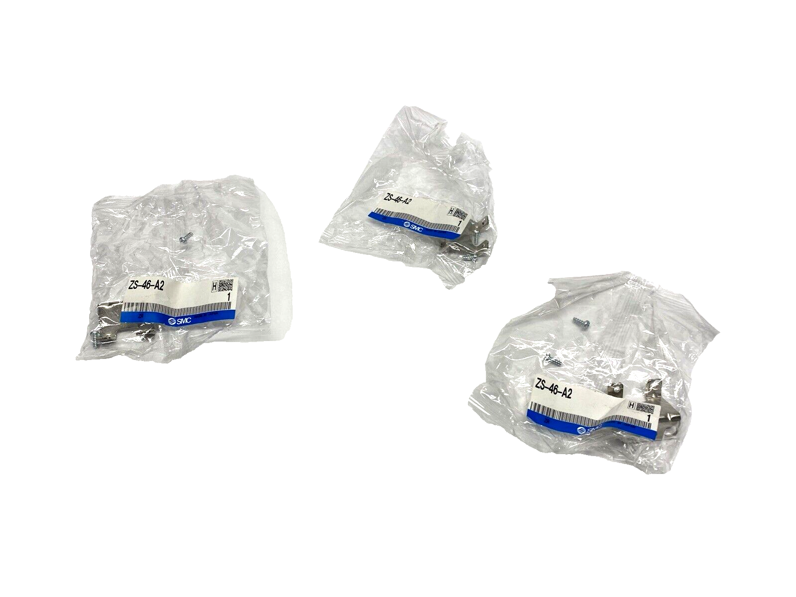 SMC ZS-46-A2 Pressure Switch Mounting Bracket LOT OF 3 - Maverick Industrial Sales