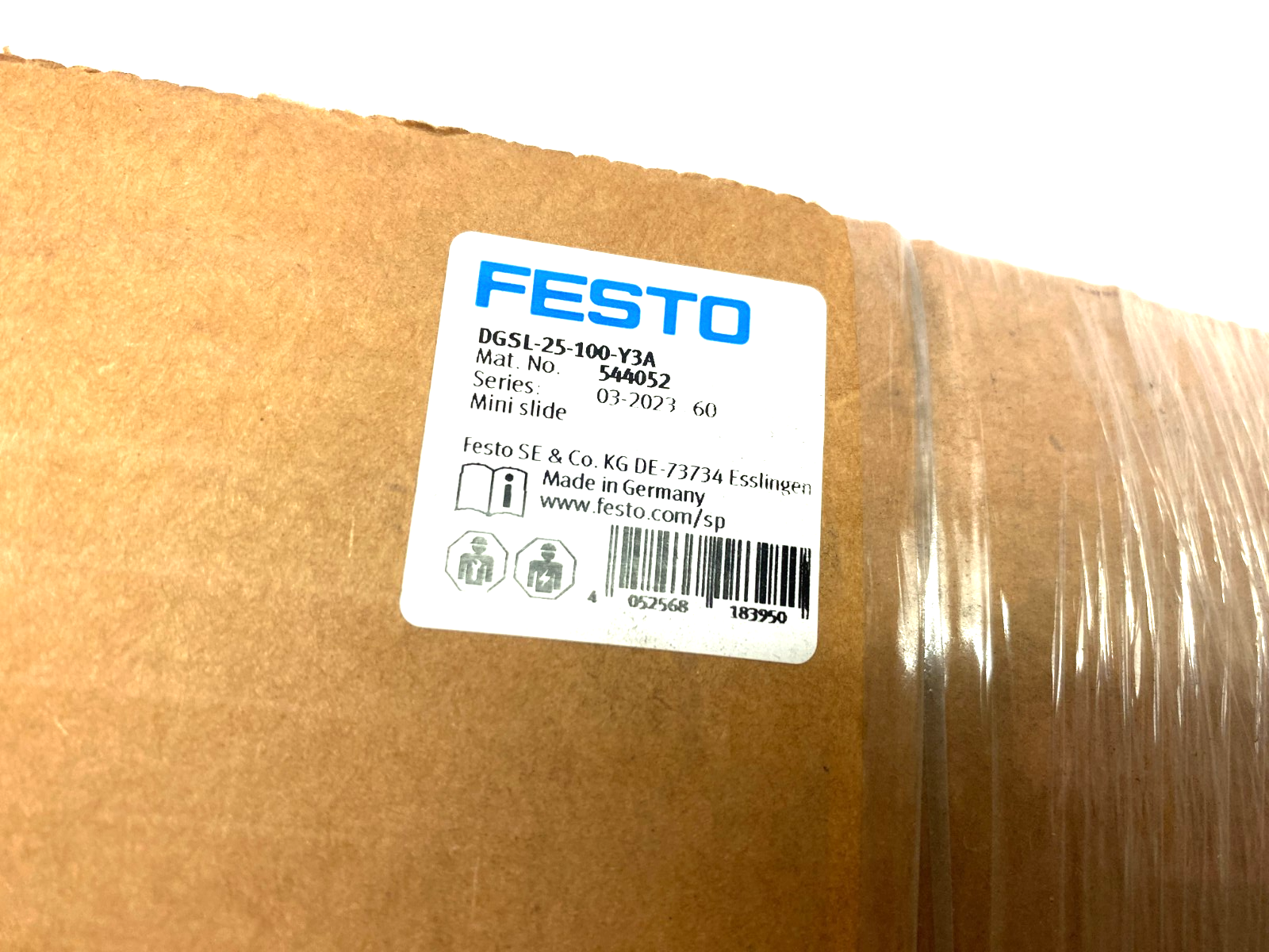 Festo DGSL-25-100-Y3A Mini Slide 100mm Stroke 544052 - Maverick Industrial Sales