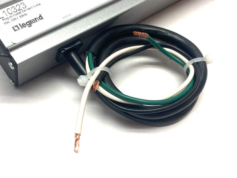 Legrand Wiremold L10323 6-Outlet Plug-In Center Outlet Breaker Power Strip Unit - Maverick Industrial Sales