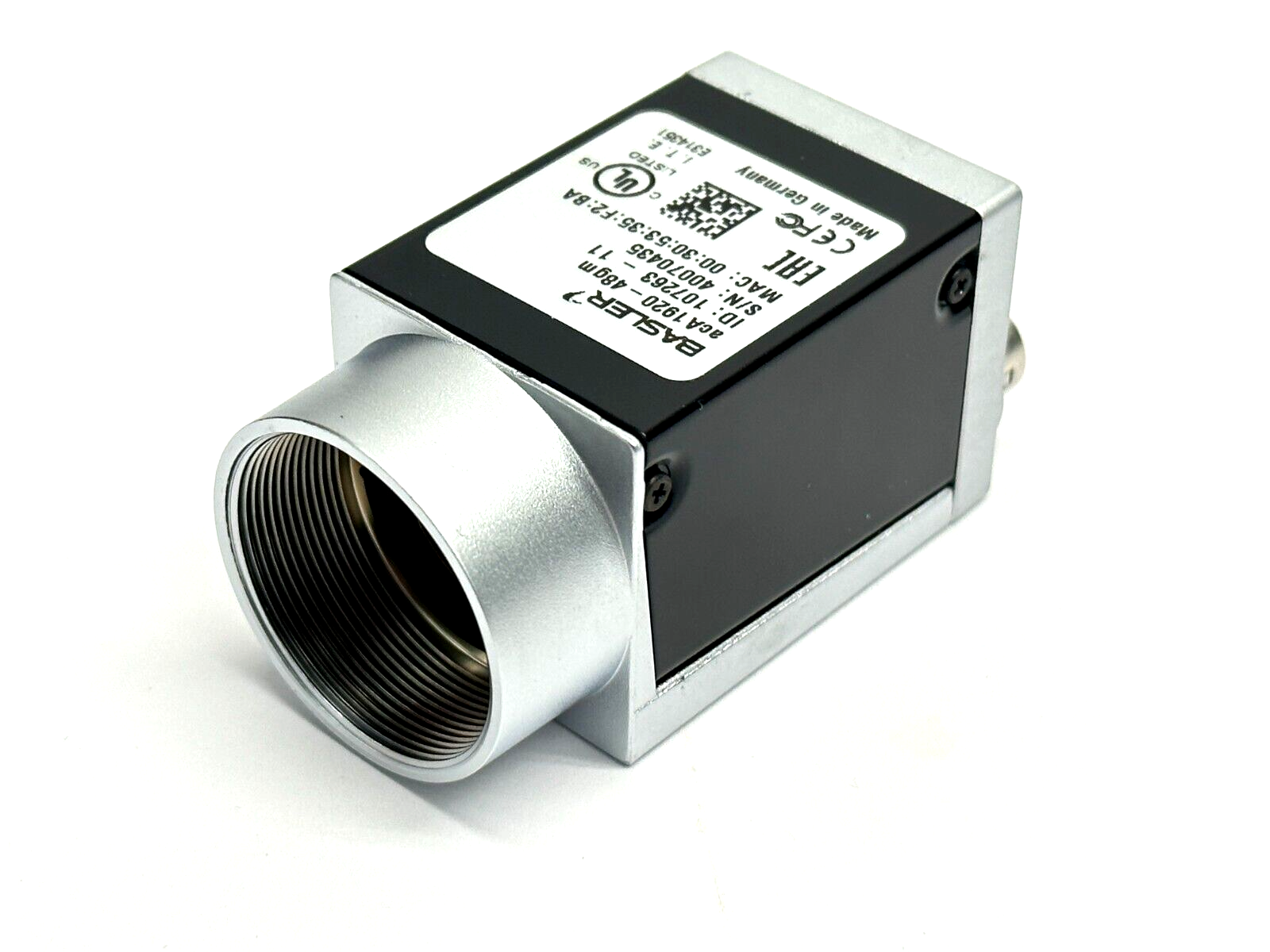 Basler 107263-11 Ethernet Camera Module acA 1920-48gm 1920x1200 50FPS 12-24V - Maverick Industrial Sales
