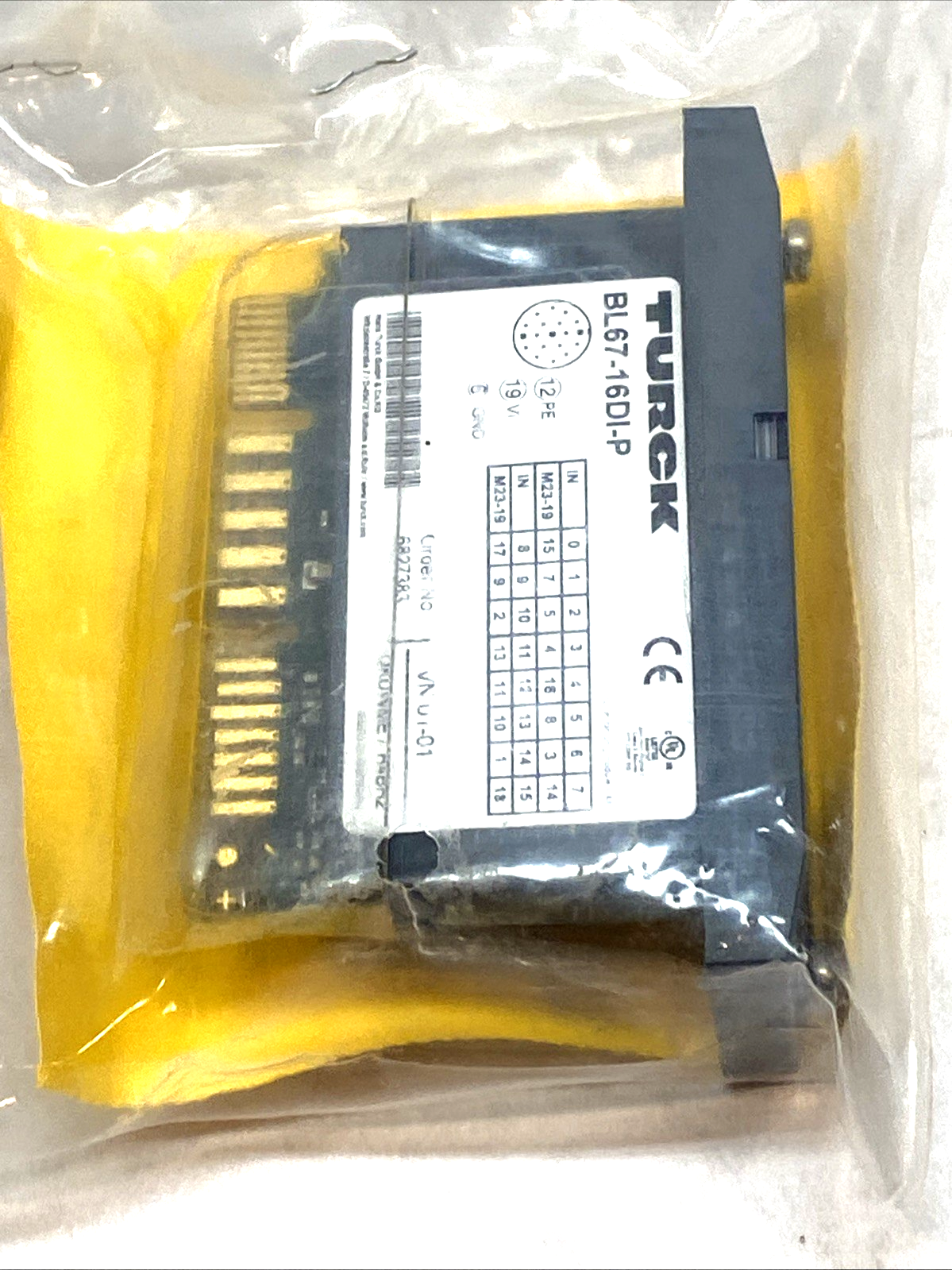 BL67-16DI-P | Turck Electronic I/O Module 16-Digital Inputs, PNP, 6827383 - New – Open box - Maverick Industrial Sales
